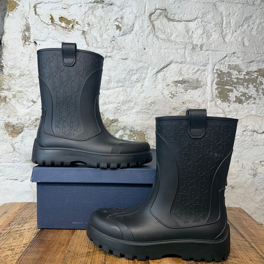 Dior Black Oblique Garden Boot Sz 10 (43)