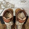Gucci Flashtrek GG Monogram Brown Boot Sneaker Sz 9.5