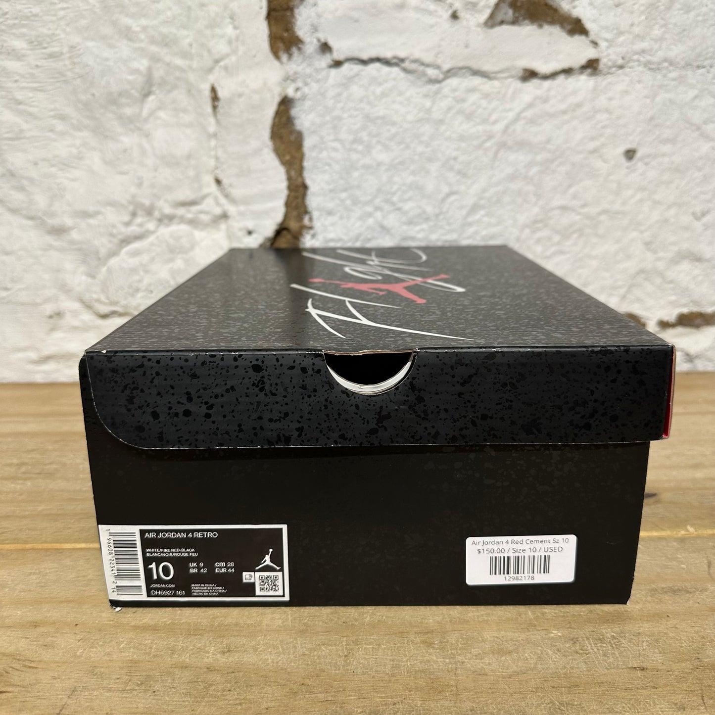 Air Jordan 4 Red Cement Sz 10