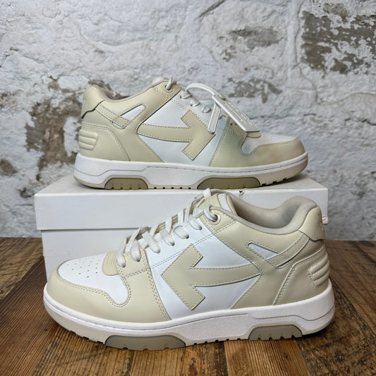 Off White Out Of Office Natural White Sneaker Sz 11 (44)
