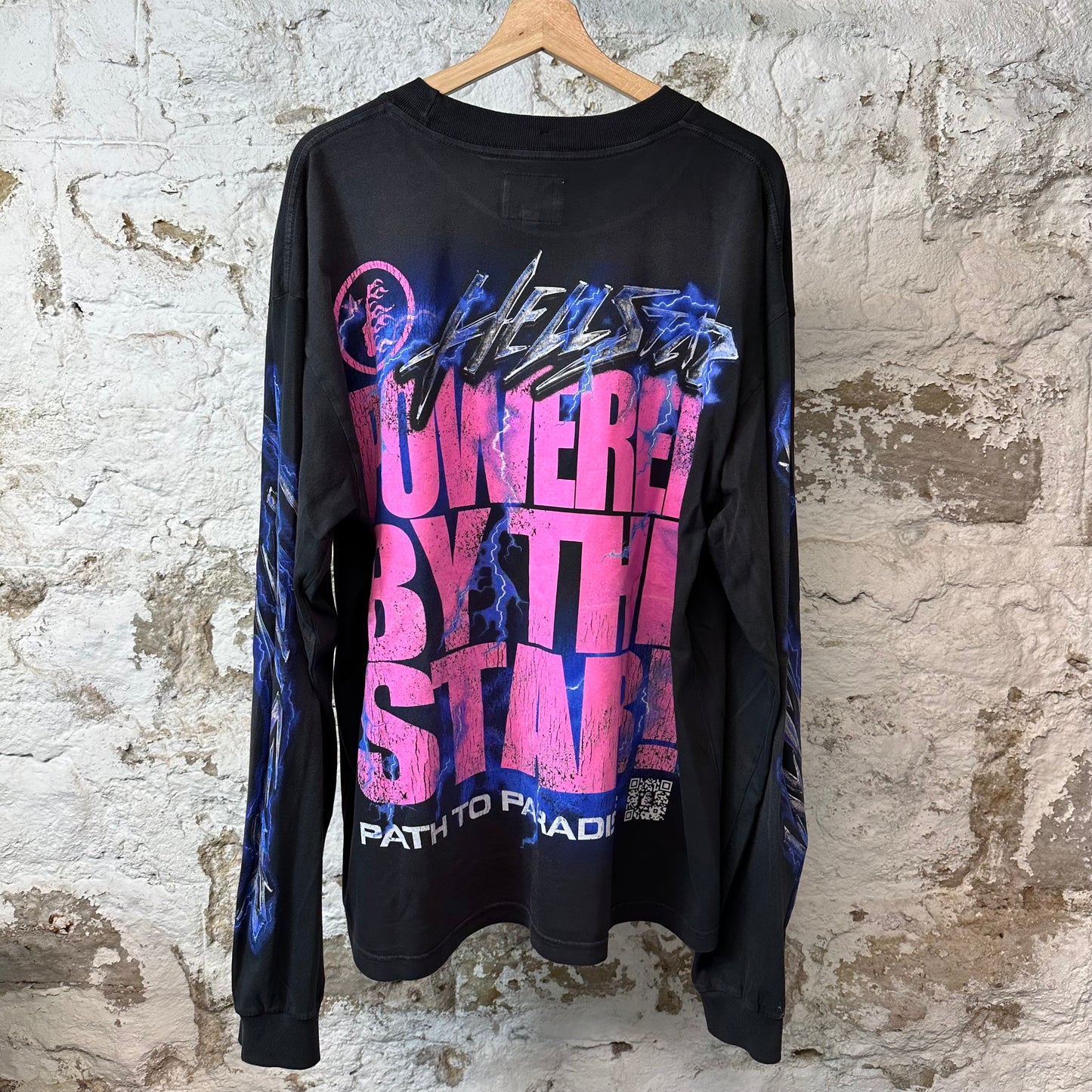 Hellstar Lightning Brain L/s Black Sz L