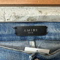 Amiri MX1 Blue Tie Dye Blue Denim Jeans Sz 38