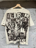 Vale Moshpit Cream T-Shirt Sz L