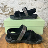 Off White Black Strap Sandal Sz 6.5 (39) DS