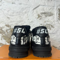Louis Vuitton Black White Comic Trainer Sneaker Sz 8.5 (7LV)