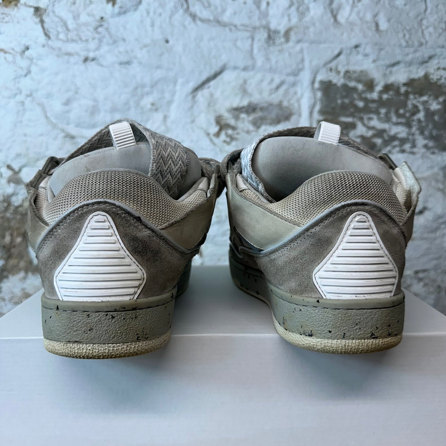 Lanvin Curb Triple Grey Sneaker Sz 8 (41)