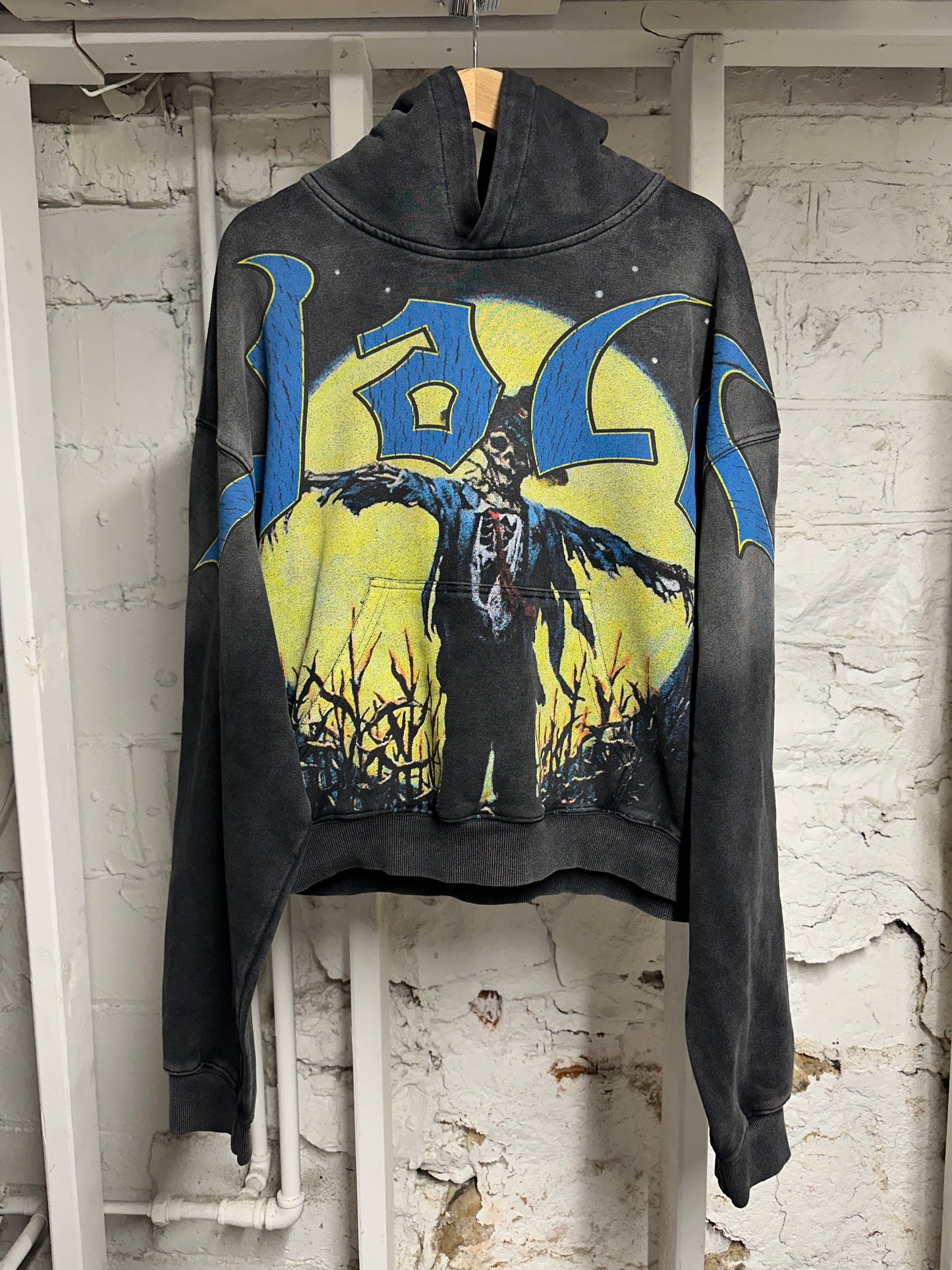 Vale Scarecrow Hoodie Black Sz XL