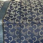 Celine Blue Monogram Canvas Duffle Bag