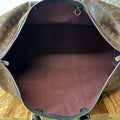 Louis Vuitton Monogram Macassar Keepall Bandouliere Sz 55