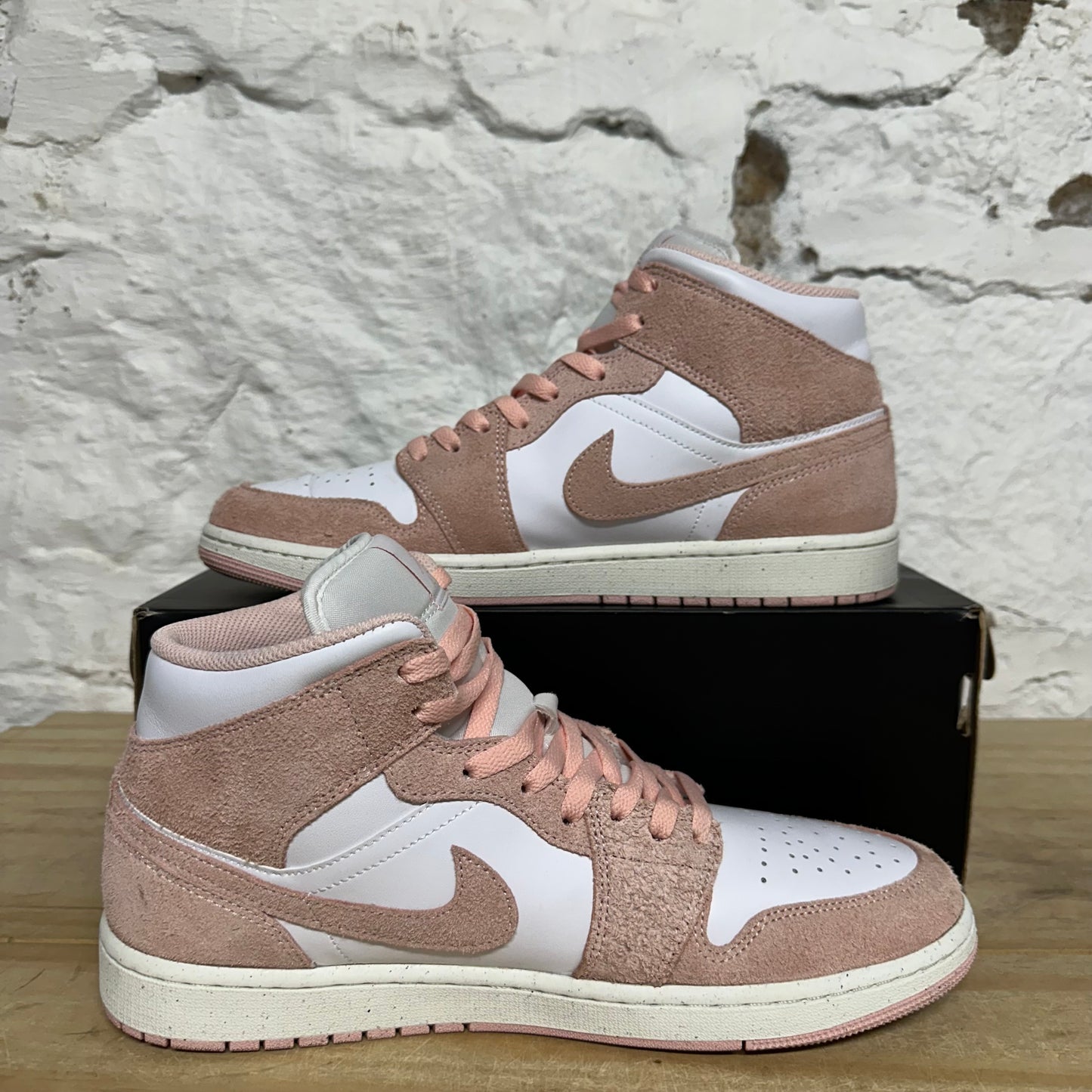 Air Jordan 1 Mid Legend Pink Sz 12