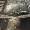 Prada Americas Cup Triple Black Patent Sneaker Sz 9.5