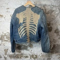 Kapital Bone Motorcross Cropped Denim Jacket Sz XXL (5)