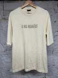 Air Jordan A Ma Maniere Spellout T-Shirt Sz M