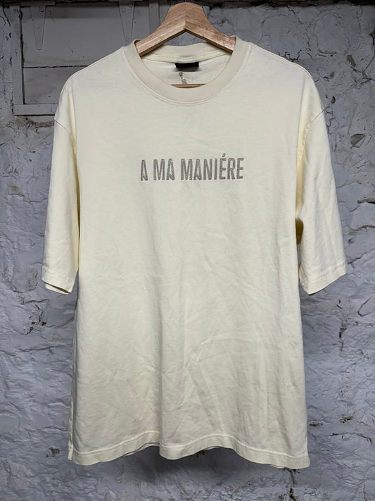 Air Jordan A Ma Maniere Spellout T-Shirt Sz M