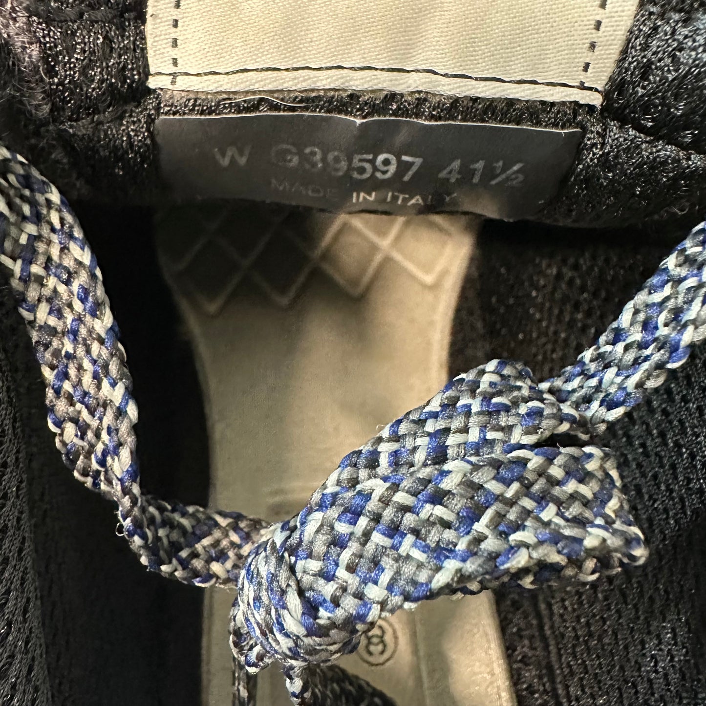 Chanel CC Black Grey Tweed Sneaker Sz 8.5 (41.5)