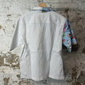 Prada Double Match Poplin Blue Button Up Shirt Sz XS