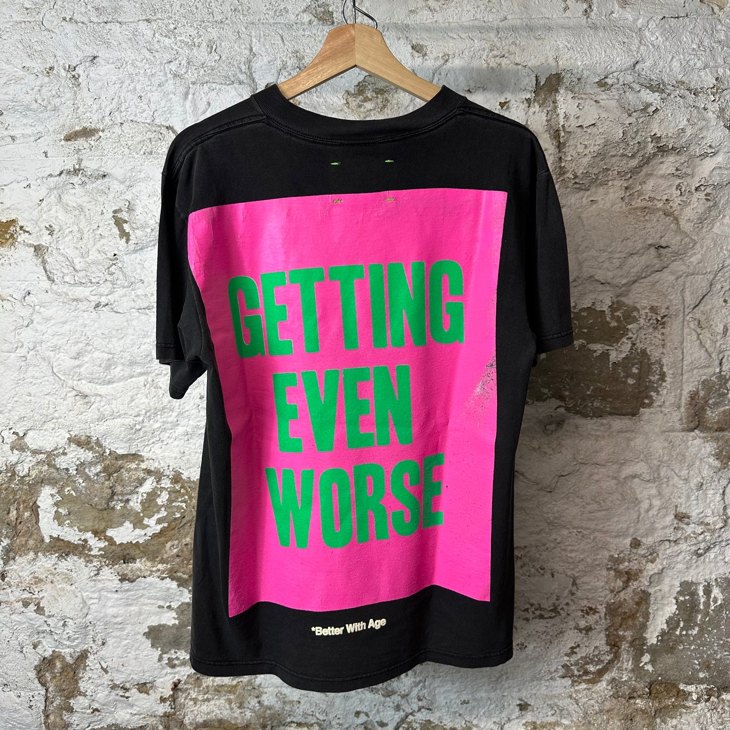 Better With Age The Worst Black T-Shirt Sz M