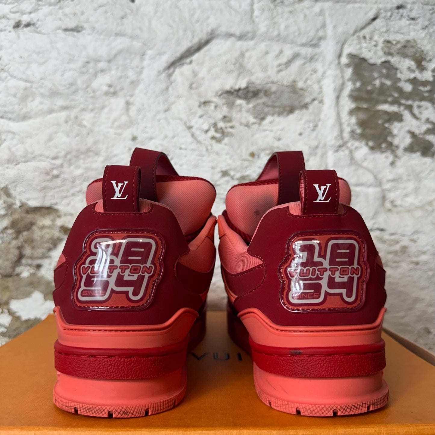 Louis Vuitton Red Skate Sneaker Sz 8.5 (7LV)