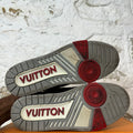 Louis Vuitton Grey Black White Strap Trainer Sz 8.5 (7LV)