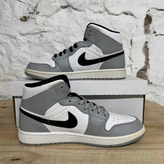 Air Jordan 1 Mid Smoke Grey Sz 9 DS