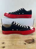 Converse Chuck Taylor All Star 70 Ox CDG Black Red Midsole Sz 12