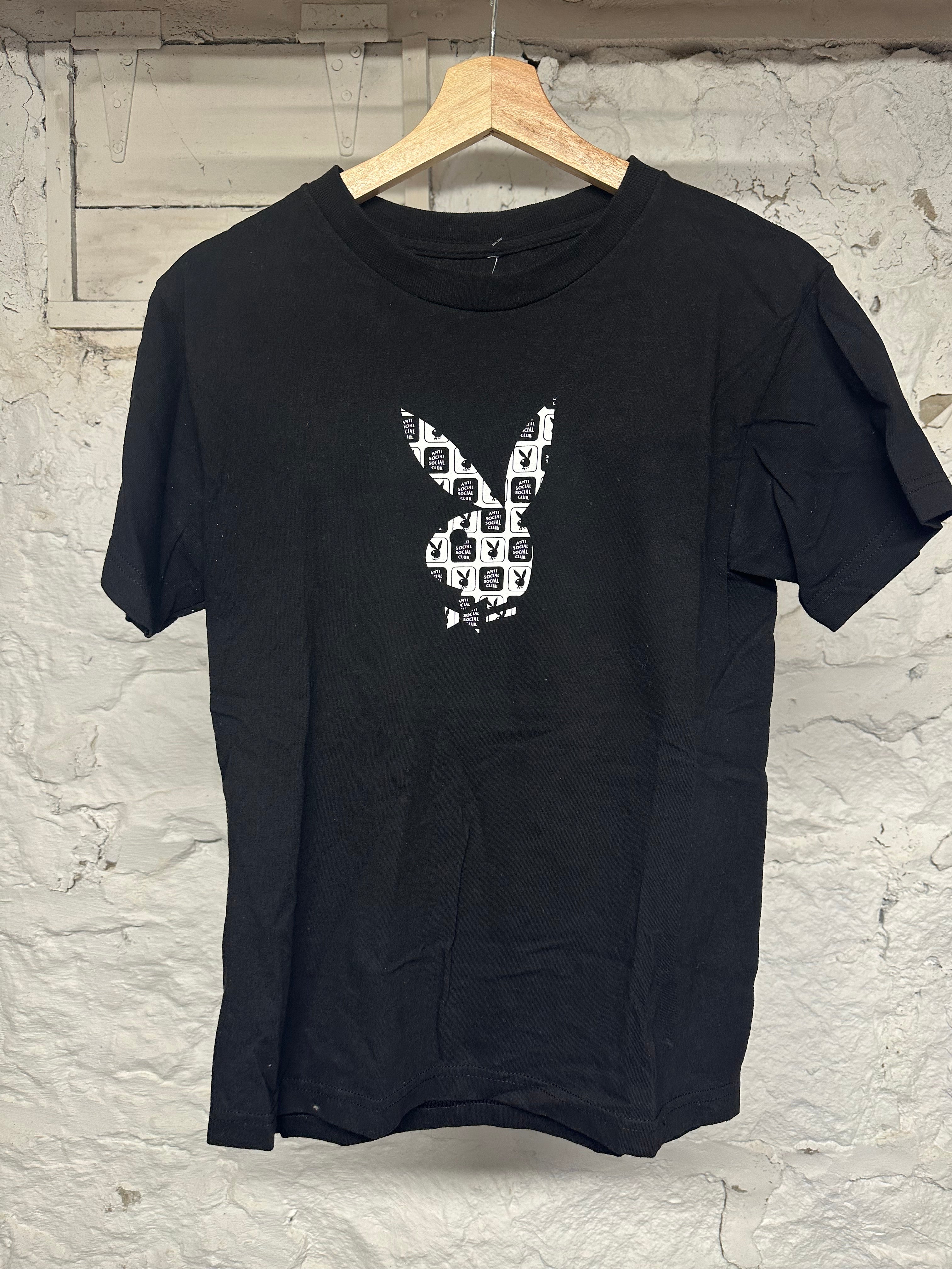 Anti Social Social Club Playboy T-shirt Black Sz S
