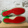 Christian Louboutin Green White Spike Sneaker Sz 11 (44) DS