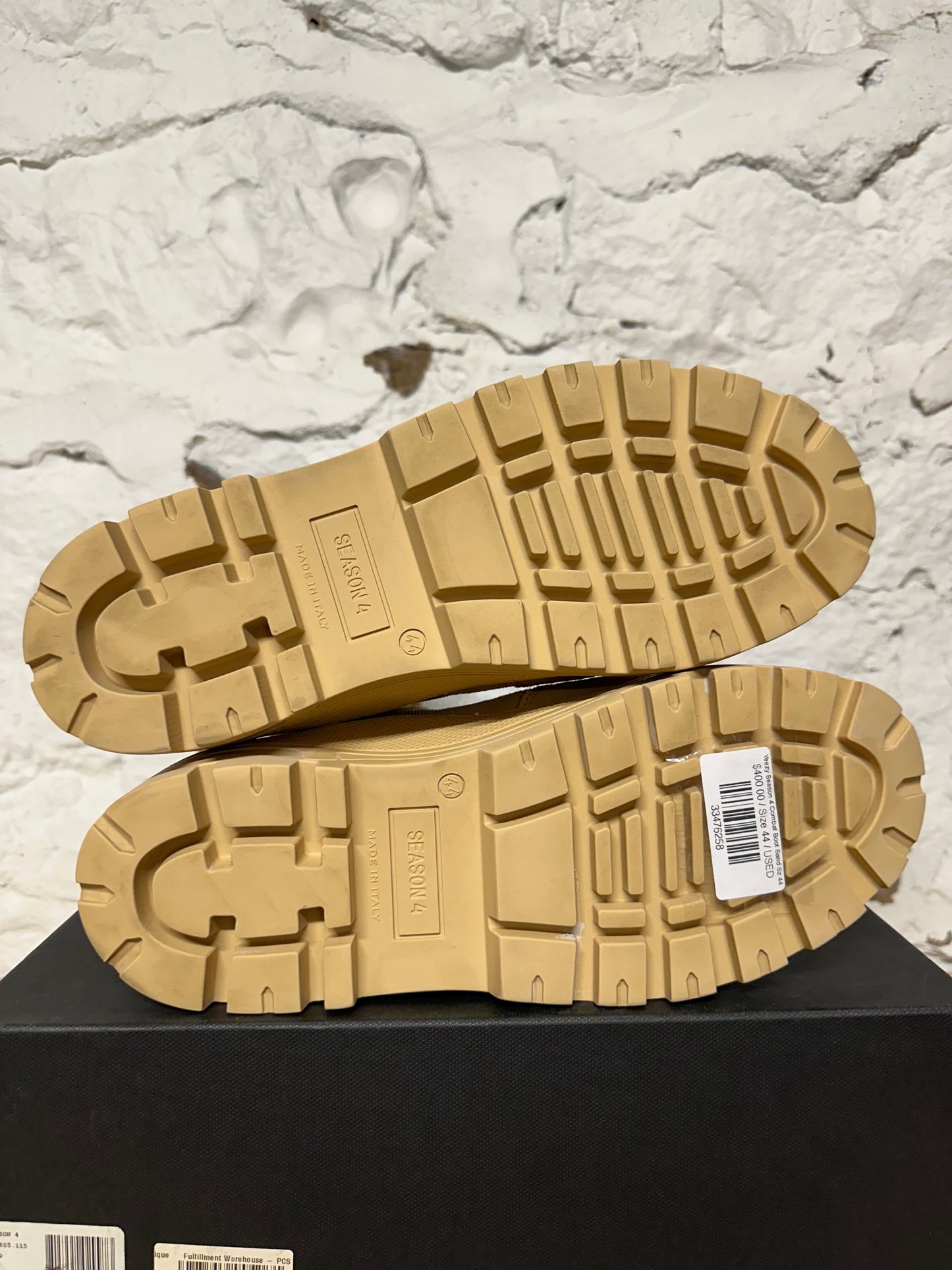 Yeezy Season 4 Combat Boot Sand Sz 44