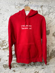 Supreme Red Box Logo Hoodie Sz S