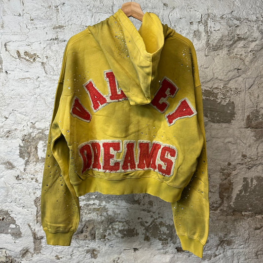 Vale Sun Cluster Yellow Zip Up Hoodie