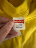 Supreme NY Yellow T-Shirt Sz L