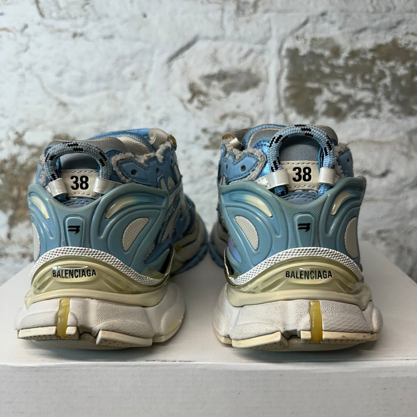 Balenciaga Runner Light Blue White Sneaker Sz 6 (38)