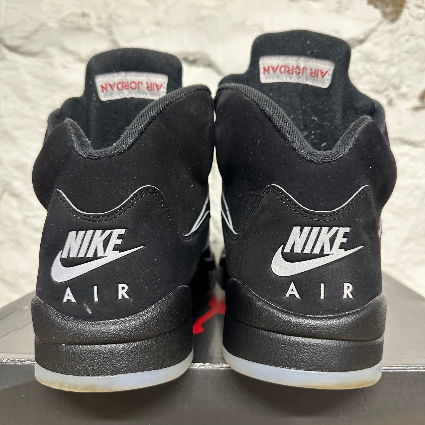 Air Jordan 5 Black Metallic Reimagined Sz 12