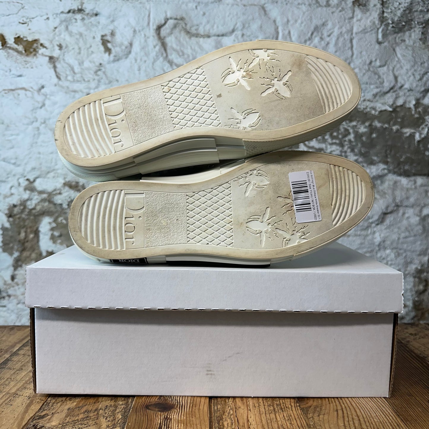 Dior B23 High Blue Oblique White Sneaker Sz 11 (44)