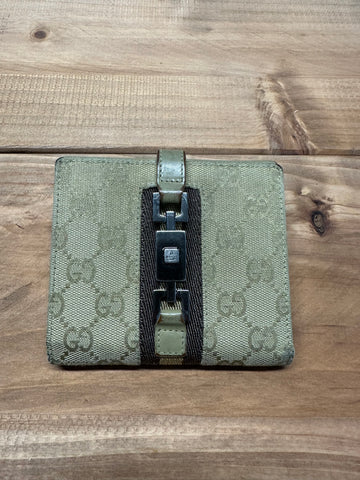 Gucci Canvas Jackie Bifold Wallet