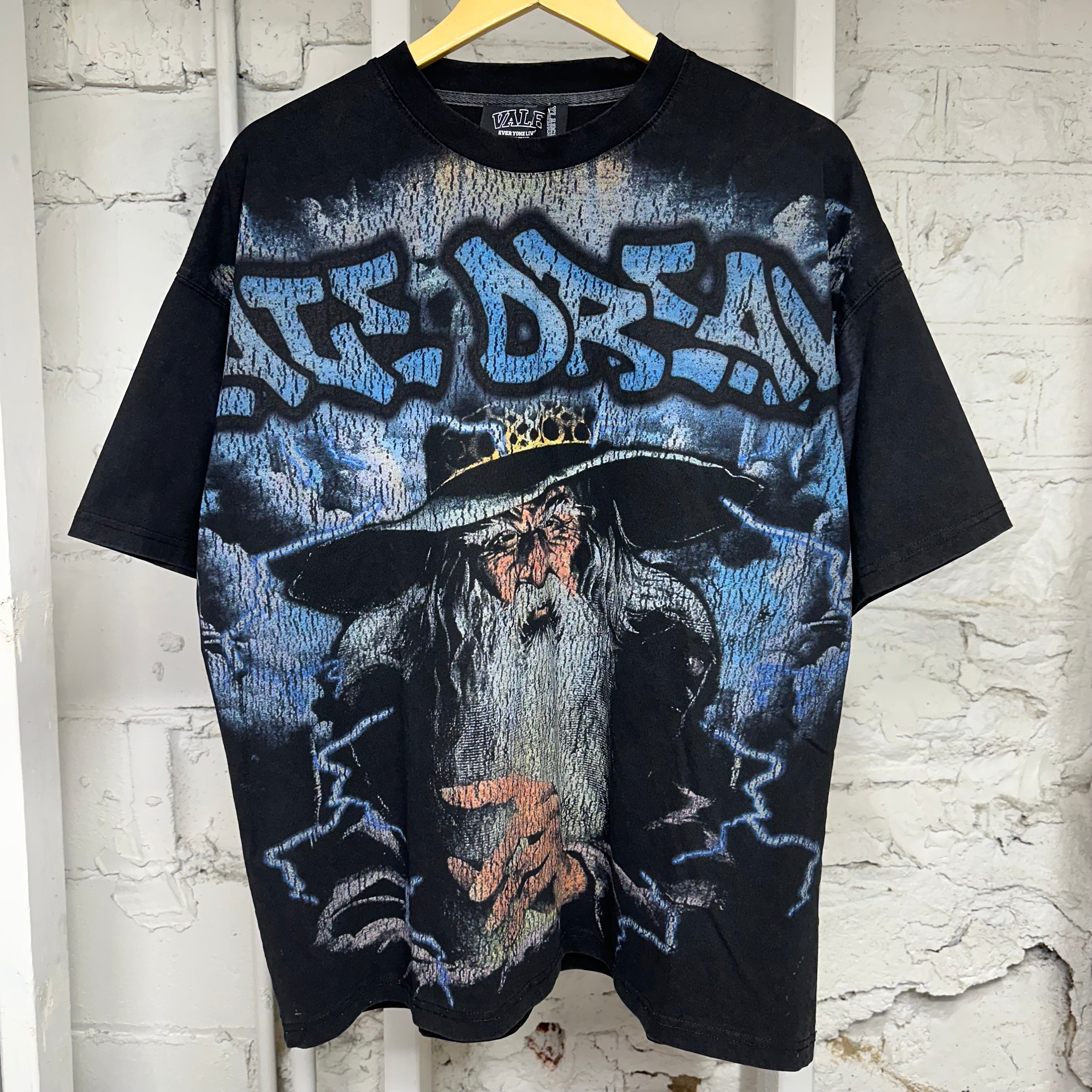 Vale Wizard Black T-Shirt Sz XL