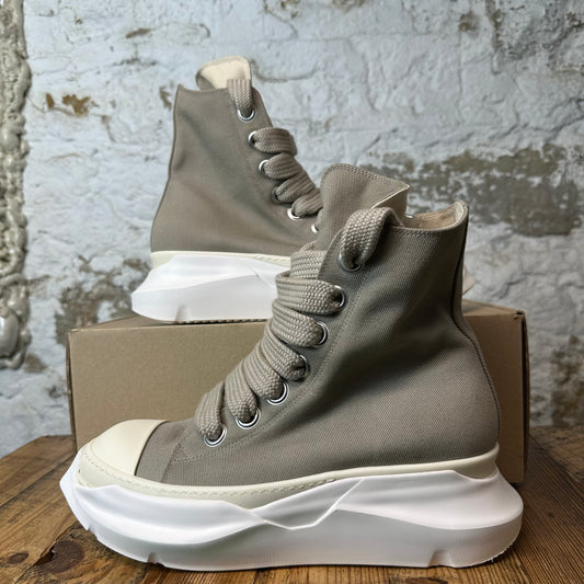 Rick Owens Jumbo Lace Abstract Dirty Pearl Milk Sneaker Sz 13 (46)