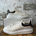 Alexander McQueen Black Studded Tab White Sneaker Sz 9 (42)