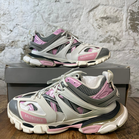 Balenciaga Track Runner White Pink Gray Sz 10 (43)