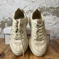 Gucci Rhyton Vintage Logo Cream Sneaker Sz 9