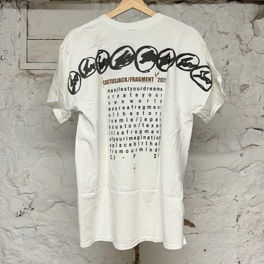 Travis Scott Fragment White T-Shirt Sz M DS