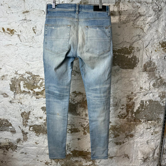 Amiri Plain Blue Denim Jeans Sz 31