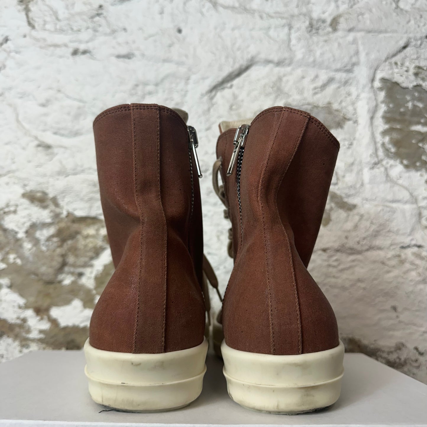 Rick Owens High Concordians Milk Sneaker Sz 8 (41)