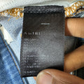 Amiri MX1 Aloha Patch Blue Denim Jeans Sz 32