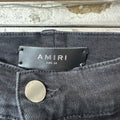Amiri Animal Patches Black Denim Jeans Sz 34
