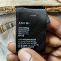 Amiri MX2 Multicolor Flannel Blue Denim Jeans Sz 31