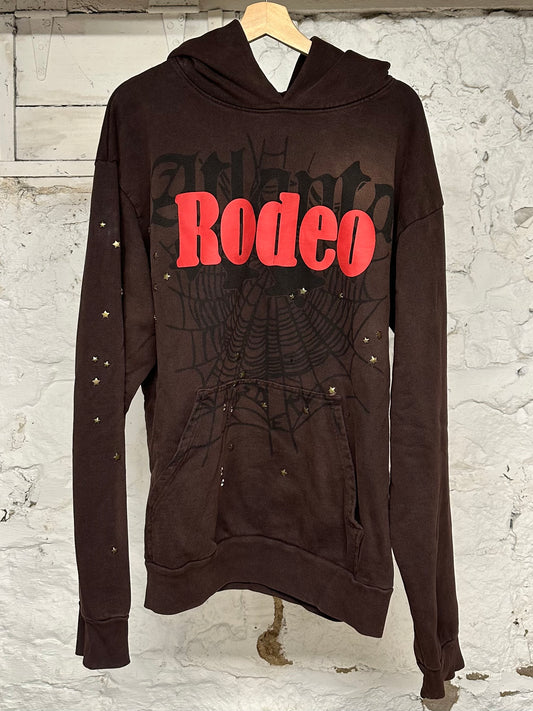 Spider Travis Scott Rodeo Brown Hoodie Sz L