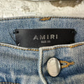 Amiri Distressed Blue Denim Jeans Sz 32