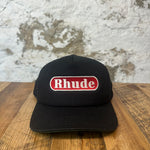 Rhude Red White Logo Black Hat