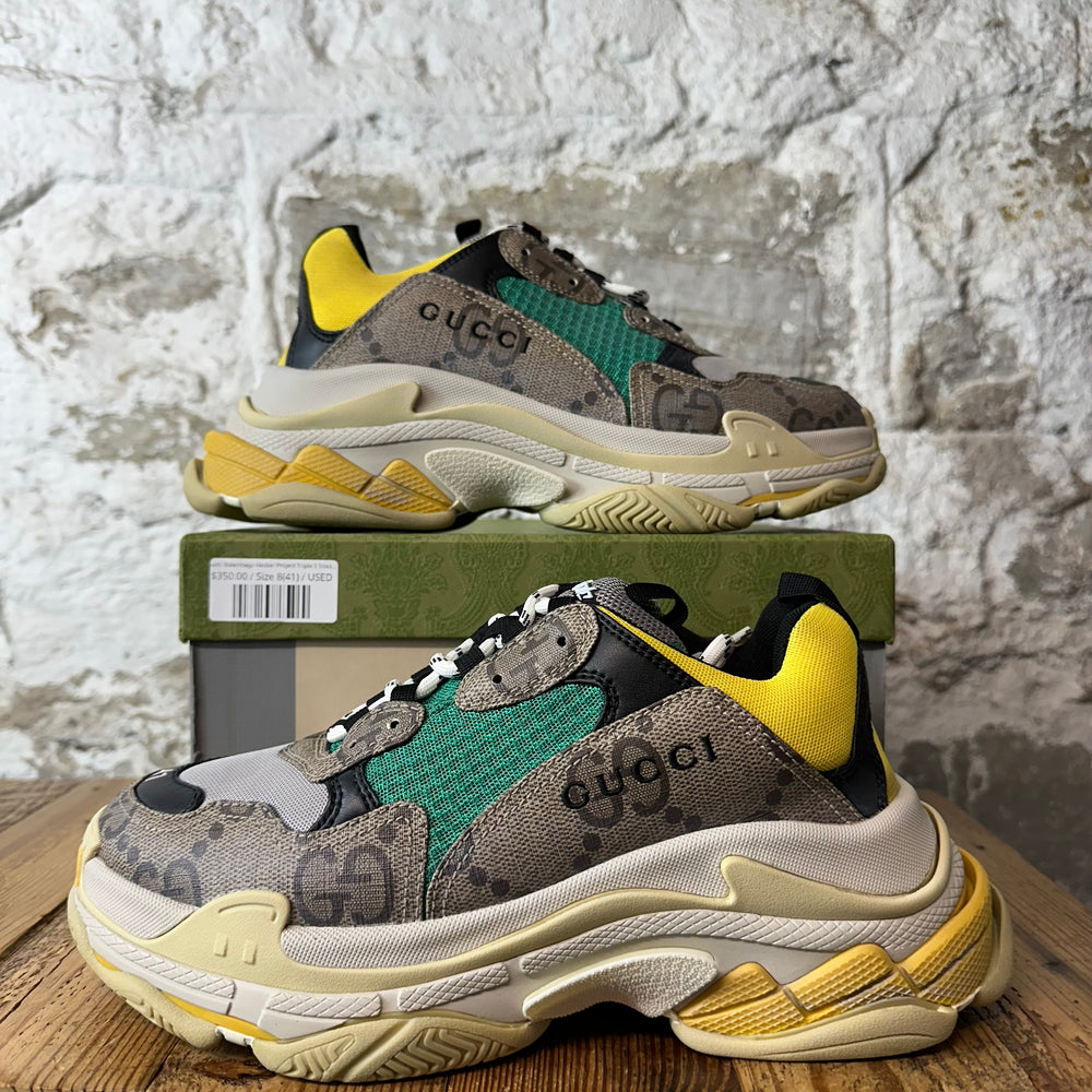 Gucci Balenciaga Hacker Project Triple S Sneaker Sz 8 (41)